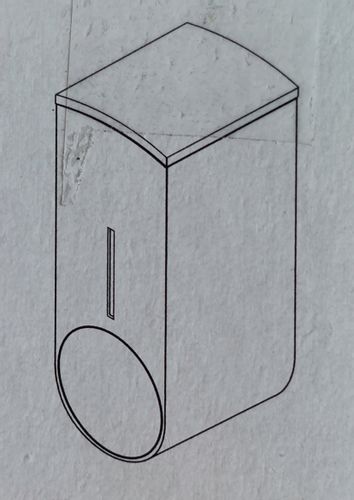 DOZOWNIK DO MYDŁA ŚCIENNY POLISTYREN 460ml BIAŁY na Arena.pl