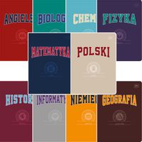 ZESTAW 10 ZESZYTÓW TEMATYCZNYCH PRZEDMIOTOWYCH ZE ŚCIĄGĄ 60k A5 INTERDRUK