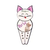 Foto ramka MDF z magnesem - kot - Sublimacja Termotransfer