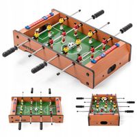 STÓŁ DO PIŁKARZYKÓW MINI PIŁKARZYKI STOŁOWE METEOR DERBY 51x31x9 MDF