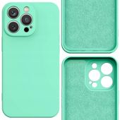 silicone case etui iphone 14 plus silikonowy pokrowiec miętowozielone