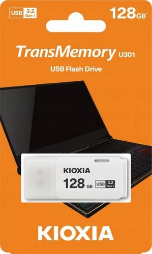 Pendrive KIOXIA U301 128GB USB 3.2 Gen 1 White na Arena.pl
