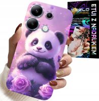 ETUI DO XIAOMI NOTE 13 PRO 4G - SŁODKA PANDA WZORY DLA DZIECI + SZKŁO