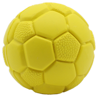 Zabawka dla psa piłka sportowa soccer o zapachu wanilii żółta 4,5cm