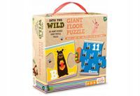 PUZZLE 26 EL.DUŻE  DWUSTRONNE ALFABET I CYFRY 2281