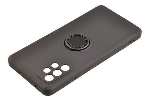 Etui Pastel Ring do Samsung Galaxy A72 czarny na Arena.pl