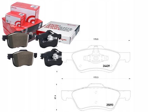 BREMBO KLOCKI HAMULCOWE PRZÓD P24159 P 24 159 na Arena.pl