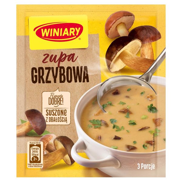Winiary Zupa grzybowa 48 g zdjęcie 1