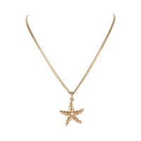 naszyjnik z rozgwiazdą zdobioną perełką z kolekcji oceanique (c25/lat/01au)