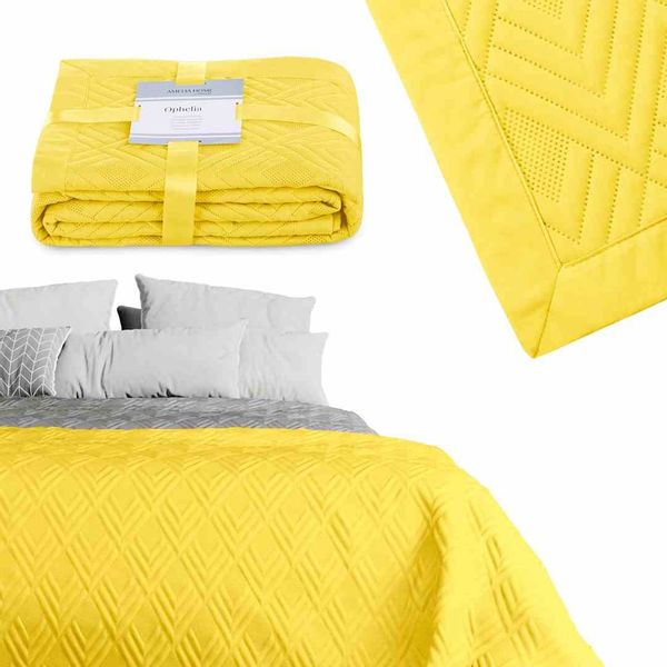 BEDS/AH/OPHELIA/MUSTARD/220x240 zdjęcie 1
