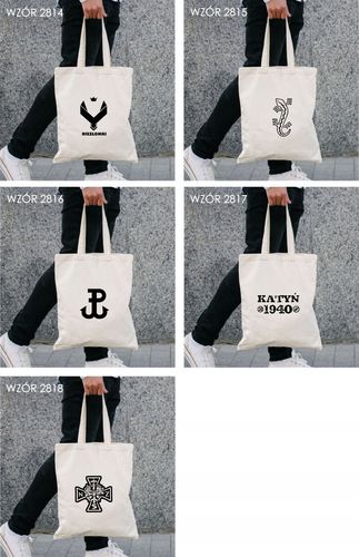 Eko Torba z nadrukiem napis ŻOŁNIERZE WYKLĘCI na Arena.pl