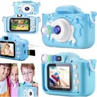 ZESTAW APARAT CYFROWY FOTOGRAFICZNY NOWY DLA DZIECI KAMERA + KARTA 32GB