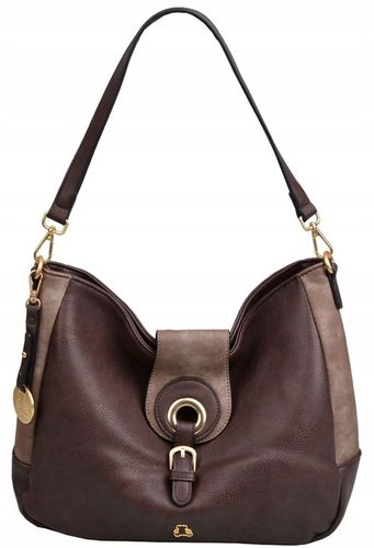 Lulu Castagnette torebka klasyczna na ramię czekolada na Arena.pl