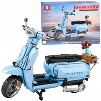 Klocki licencjonowane Włoski SKUTER Lambretta V200 Special 1169-ele ZA5795