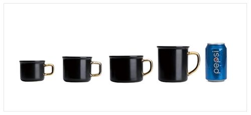 KUBEK - BLACK - 175 ml - 1 szt - Home Decor na Arena.pl