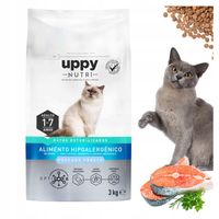 Sucha karma dla kota Uppy Nutri Steril hipoalergiczna bezzbożowa łosoś 3 kg