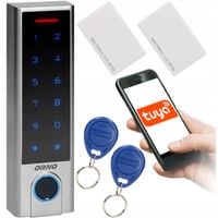 ZAMEK SZYFROWY NA KOD ODCISK PALCA CZYTNIK RFID APLIKACJA TUYA ZEWNTĘRZNY