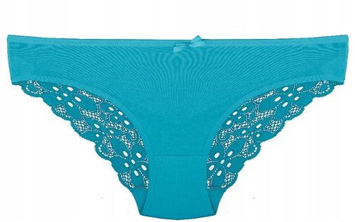 Majtki Koronkowe Bawełniane Wielokolorowe Damskie Figi Wygodne S 7-PAK na Arena.pl