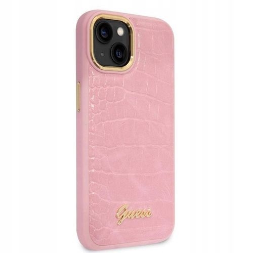 Guess Croco Collection Etui do iPhone 14 (różowy) na Arena.pl