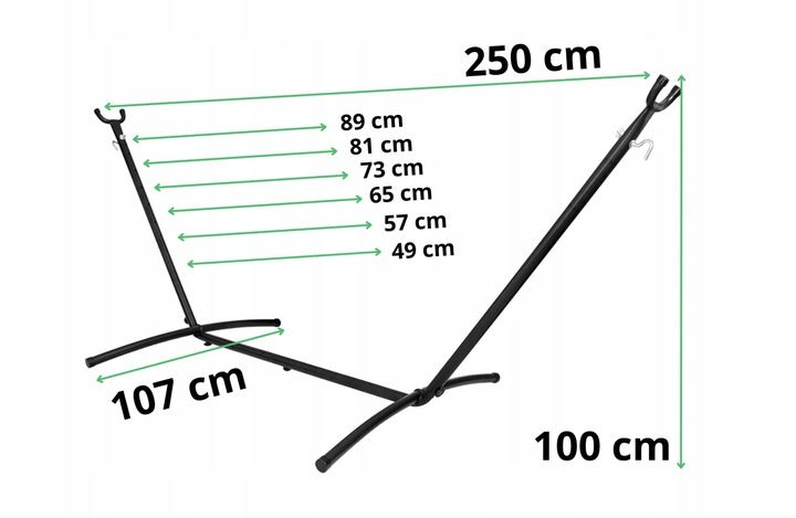 HAMAK OGRODOWY 2 OSOBOWY HUŚTAWKA XXL MOCNY WZMOCNIONY PAŁĄK DUŻY + TORBA zdjęcie 9
