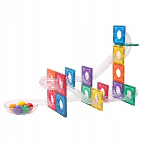 Cleverclixx - Klocki magnetyczne Ball Run Compact Pack Intense - 60 el. na Arena.pl