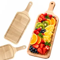 Deska kuchenna drewniana do krojenia serwowania warzyw owoców serów 39x13,5
