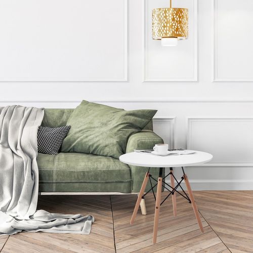 Stolik okrągły PARIS DTW 60 cm biały na Arena.pl