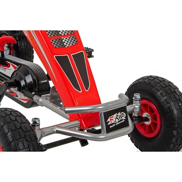 GOKART AUTO NA PEDAŁY ENERO 14 CZERWONY zdjęcie 3