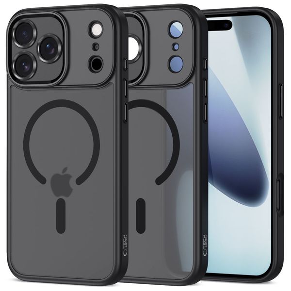 Etui TECH-PROTECT MagCam do iPhone 17 Pro Czarne zdjęcie 1