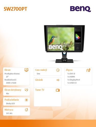 27" SW2700PT LED QHD,IPS,HDMI,DP,USB na Arena.pl
