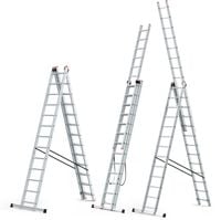Drabina aluminiowa wielofunkcyjna 3x13 HIGHER na schody + GRATIS