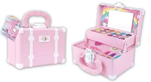 KUFEREK KOSMETYKÓW PAZNOKCI MAKIJAŻ MAKEUP ZESTAW DLA DZIEWCZYNKI PREZENT na Arena.pl