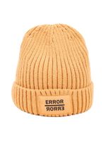 Czapka zimowa dziecięca wywinięta ERROR musztardowa 50-52 YOCLUB