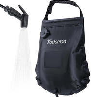 Prysznic solarny 20L turystyczny camping z termometrem