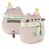 PUSHEEN w czapeczce i szaliczku 24cm PIĘKNIUTKI