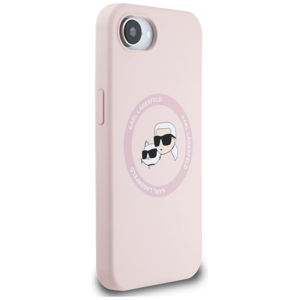 Etui Karl Lagerfeld do iPhone 16e, Różowy, MagSafe zdjęcie 4