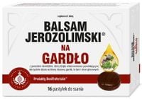 BALSAM JEROZOLIMSKI NA GARDŁO Pastylki do ssania 16 szt.  Kaszel Chrypka Krtań