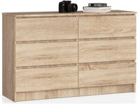 KOMODA K120 6SZ CLP PK DĄB SONOMA