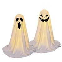 Duchy Halloween LED świecące zestaw 2 sztuki dekoracja pilot na baterie