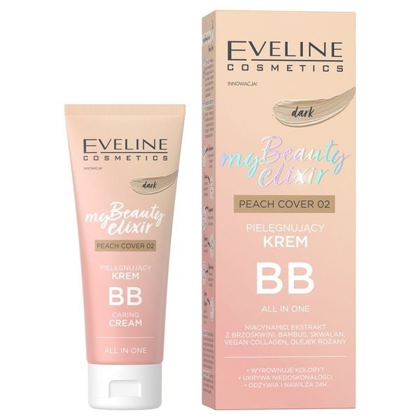 Eveline Krem BB My Beauty Elixir Peach 02 zdjęcie 2
