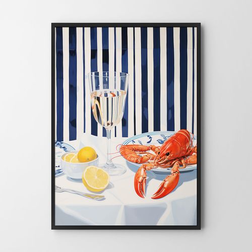 Plakat homar rak restauracja 40x50 cm na Arena.pl