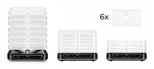 DUŻA SUSZARKA DO GRZYBÓW OWOCÓW WARZYW ZIÓŁ 6 SIT MOCNA 550W ZESTAW na Arena.pl