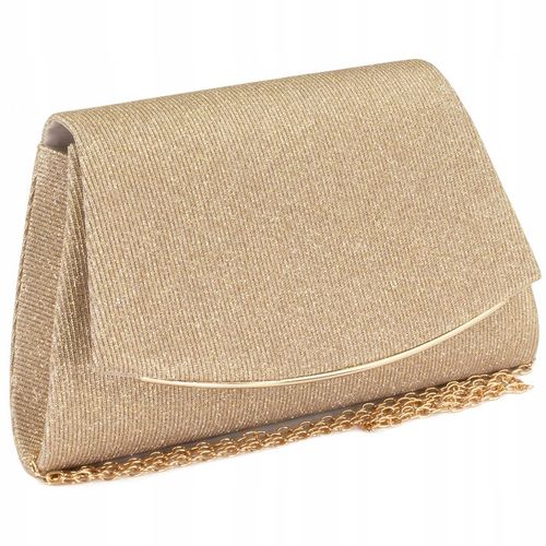 Torebka KOPERTÓWKA WIECZOROWA ŁAŃCUSZEK WIZYTOWA elegancka mała na Arena.pl