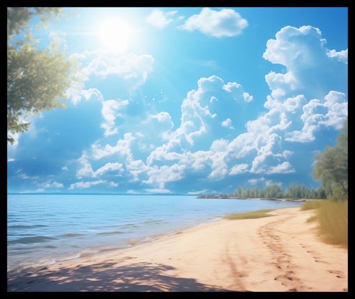 Plakat 60x50cm Letni Dzień zdjęcie 2
