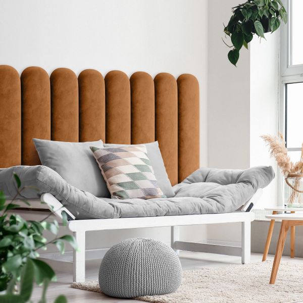 PANELE TAPICEROWANE NA ŚCIANĘ PŁOTEK MIODOWY 60cm x 20cm zdjęcie 5