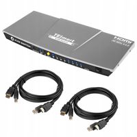 Przełącznik KVM switch TESmart 4 porty HDMI 4 x 1 | 4K 60 Hz 4:4:4 USB 2.0