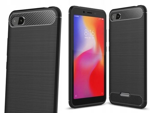 TPUCARBON - ETUI CASE - XIAOMI REDMI 6A + SZKŁO na Arena.pl