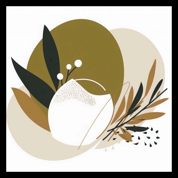 Plakat 40x40cm Botaniczna Esencja zdjęcie 2