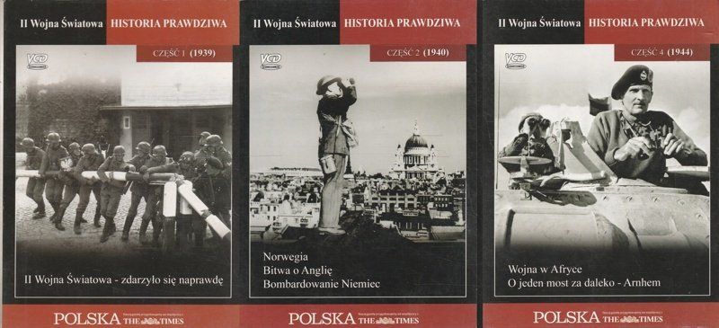 II Wojna Światowa historia prawdziwa cz. 1, 2, 4 [3VCD] - Arena.pl