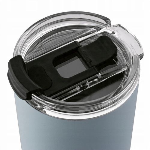 KUBEK TERMICZNY ze słomką PRÓŻNIOWY Niebieski Konighoffer Davos 420 ml na Arena.pl